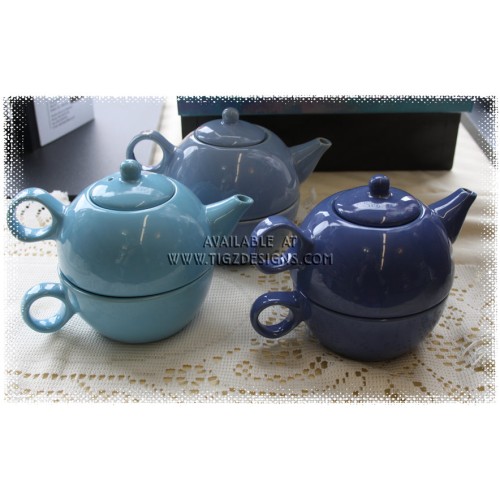 Tea for One - Teapot/Cup Set - Lots of color variety